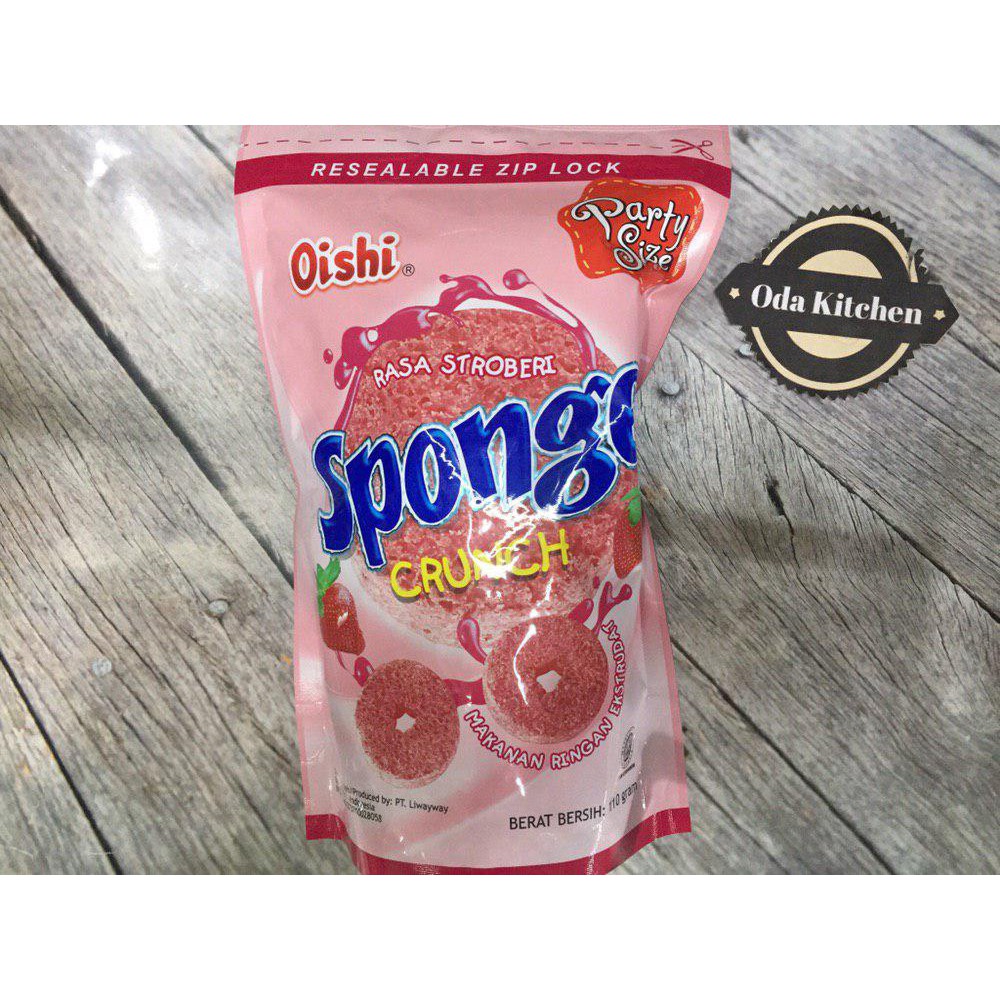 OISHI SPONGE CRUNCH STRAWBERRY 110 GR