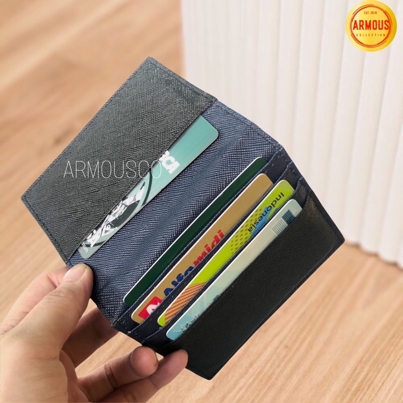 Dompet Lipat Mini Tipis Pria Wanita Dompet Card Holder Wanita Mini Trendy Termurah