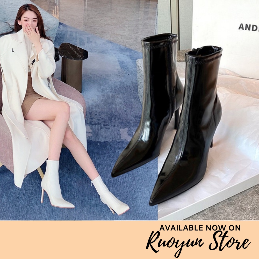 RYS - High Harp Sepatu Boots Fashion Wanita Fashion Casual - Ori Import