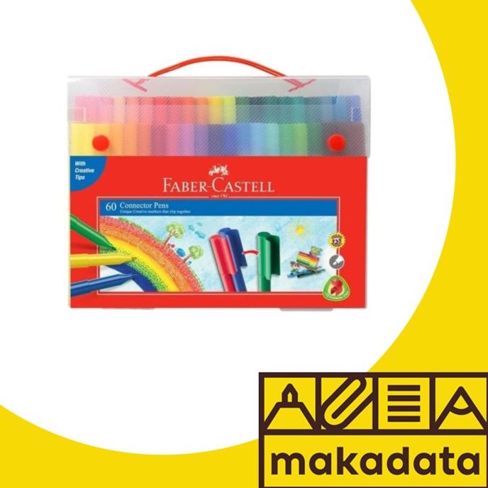 

(BISA COD) CONNECTOR PEN | SPIDOL FABER CASTELL 60 WARNA CUCI GUDANG Kode 893