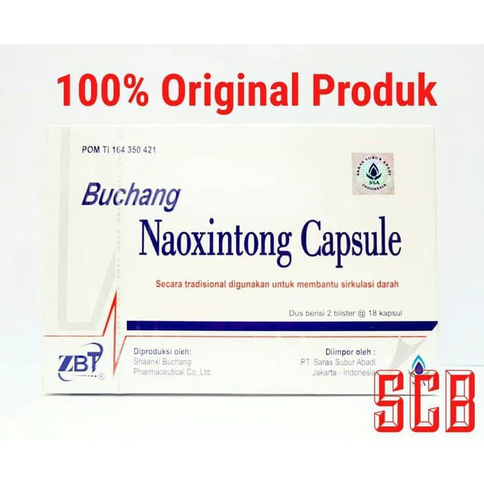 Buchang Naoxintong Capsule Kapsul Lembaran