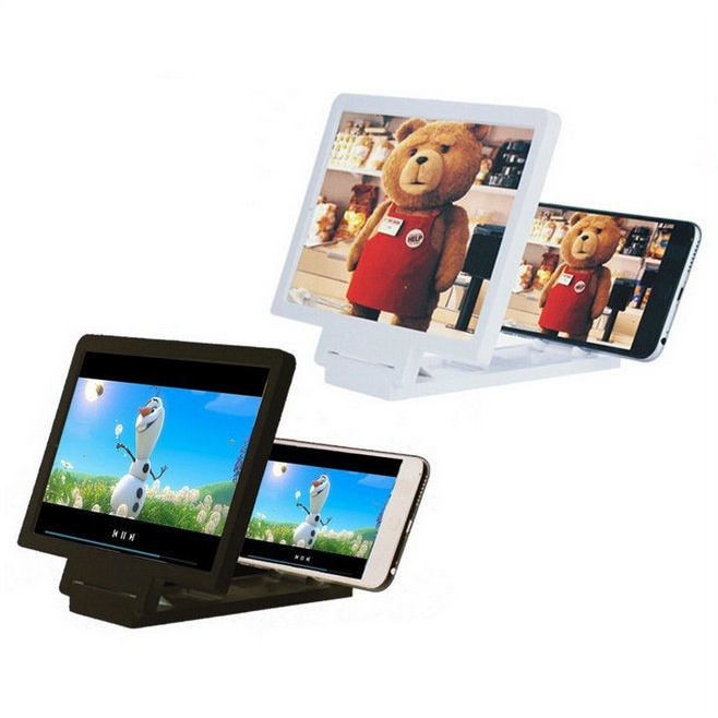 Pembesar Layar HP 3D Kaca pembesar layar hp 3D Portable Pembesar Layar Kaca HP 3D F1 Enlarged Screen