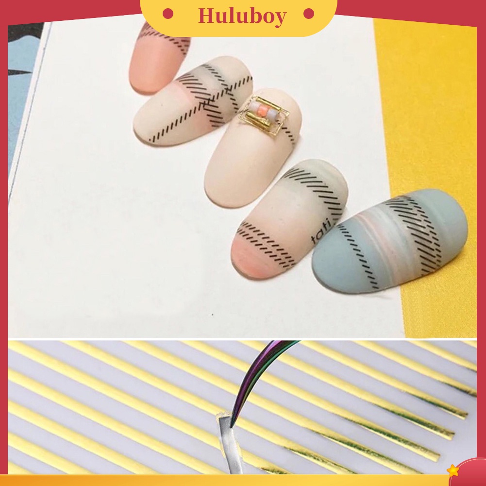 Huluboy Huluboy♡ Stiker Kuku 3D Ukuran 9x8cm Untuk Dekorasi