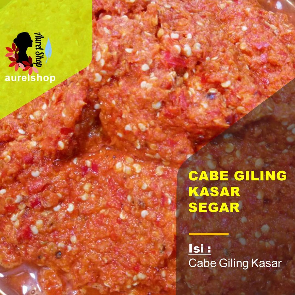 

Bumbu Giling Cabe Kasar Segar 1 kg