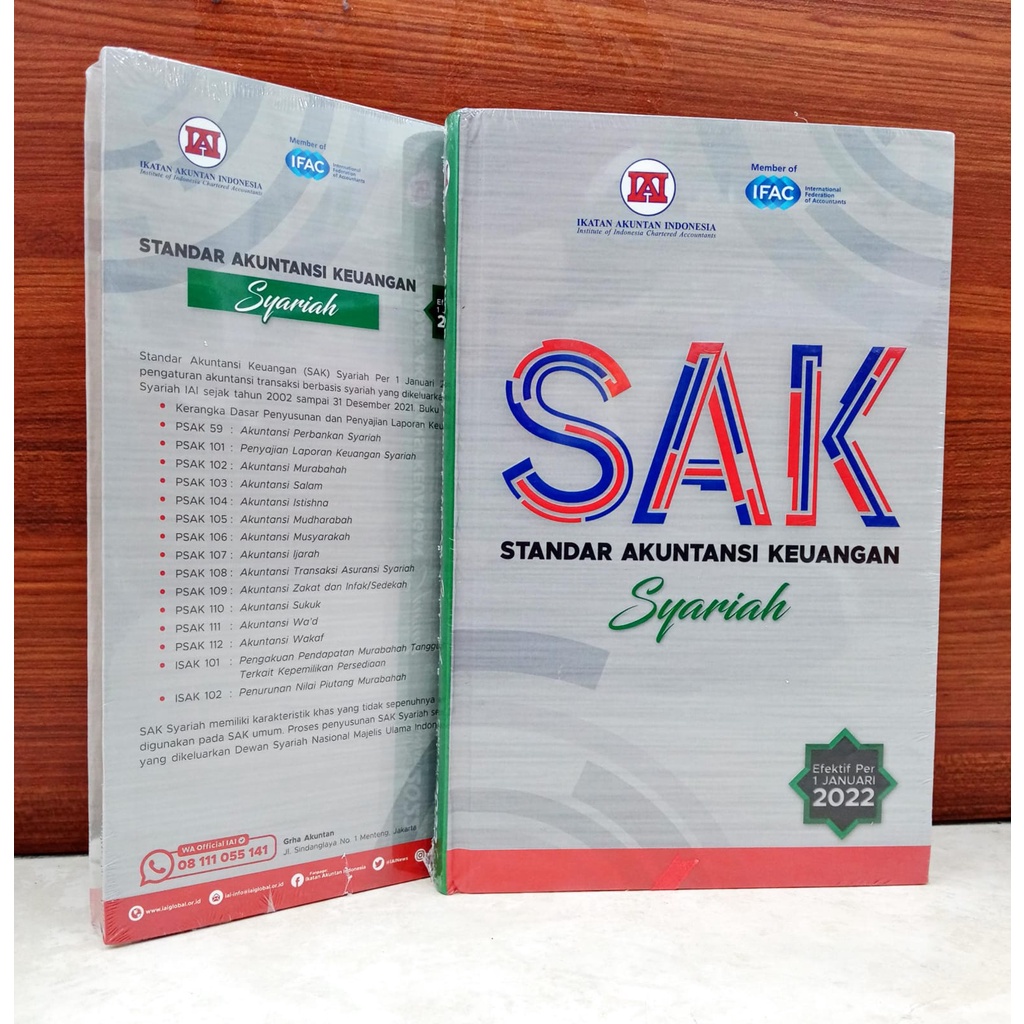 STANDAR AKUNTANSI KEUANGAN SYARIAH EFEKTIF PER 1 JANUARI 2022 (SAK SYARIAH) [HC] - IAI-1