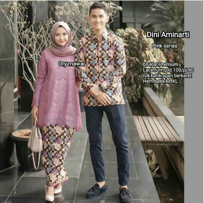 Sarimbit couple nia ramadhani ory mawar by batik ...