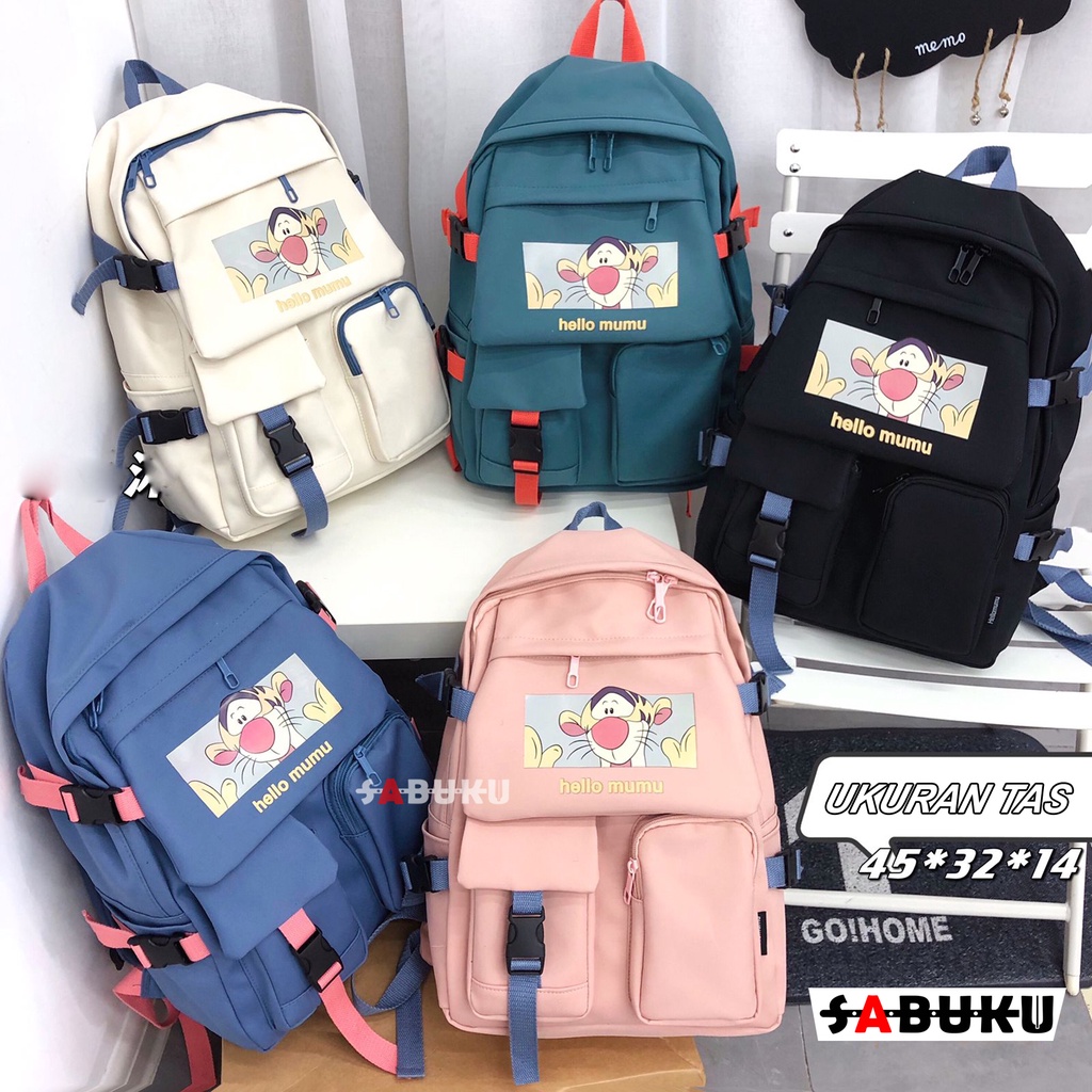 Tas Ransel Anak Perempuan dan Laki laki Tas Sekolah Karakter Backpack SD SMP SMA - 208