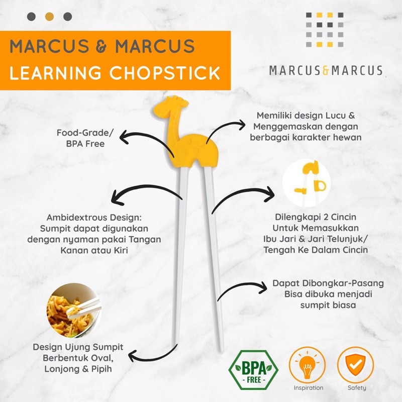 MARCUS &amp; MARCUS LEARNING CHOPSTICKS