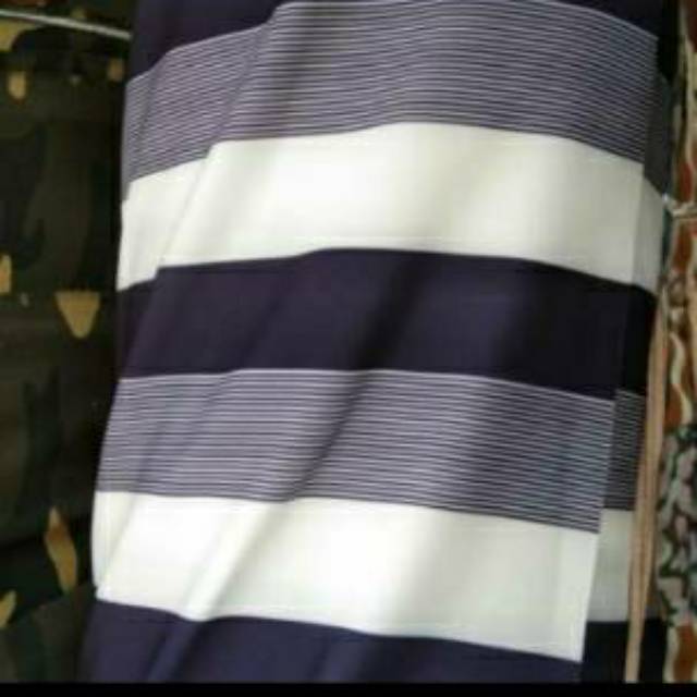 Kain Scuba Motif Salur Besar, Minimal Order 2Mtr