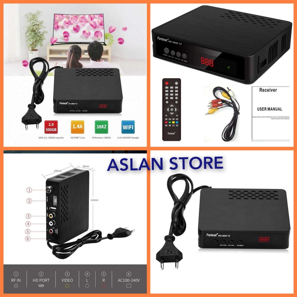 SET TOP BOX DVB T2 STB TV DIGITAL STB DVB T2 PENERIMA SIARAN TV DIGITAL FULL HD DVB-T2