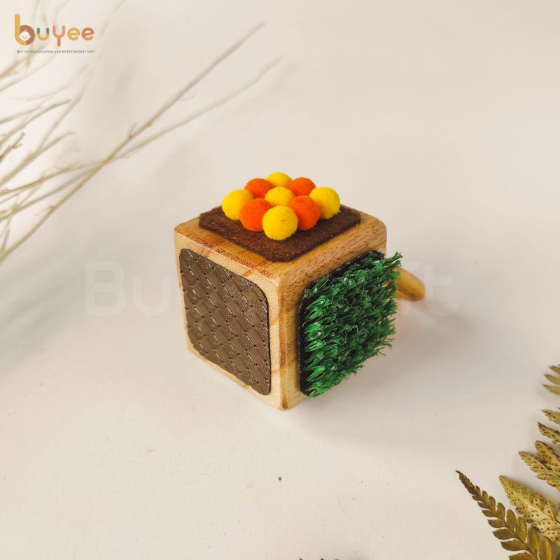 SENSORY CUBE BUYEE GIFT | Mainan Kayu Edukasi Montesori Balita | Busy Cube | Sensory Toys