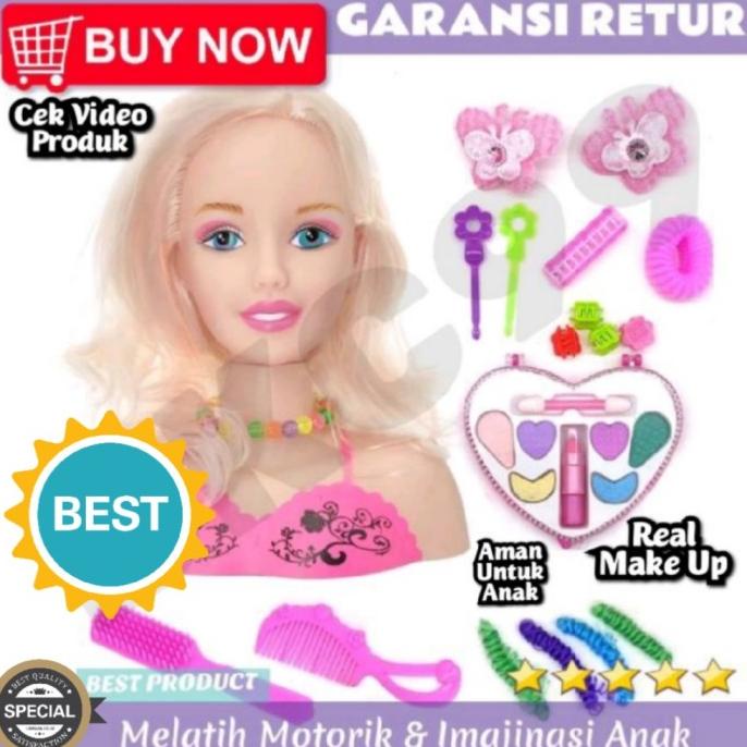 Mainan Anak Perempuan Latihan Jadi Mua Make Up Make Up Wajah Barbie