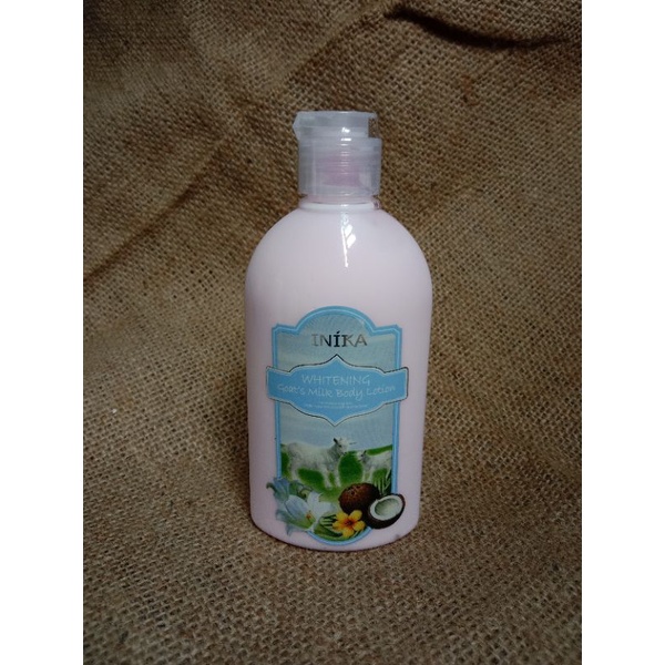INIKA Whitening Goat's Milk Body Lotion/Lotion Badan Susu Kambing 250g