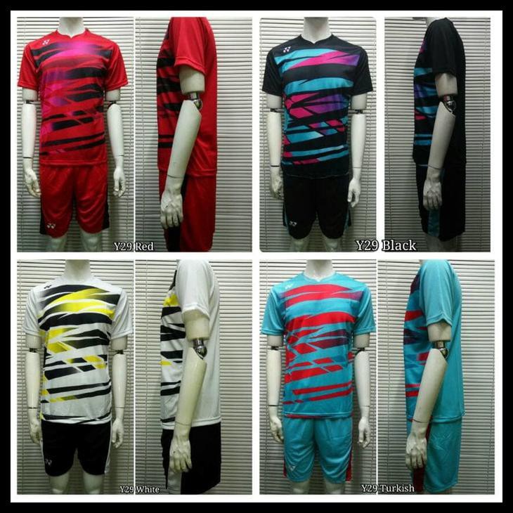 (New Product) Baju Setelan Badminton / Bulutangkis Yonex Y29 Polos ...