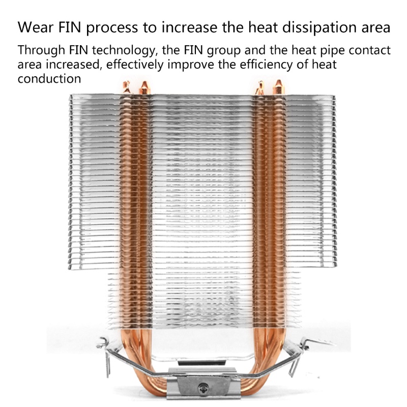 Bt CPU Cooler Silent PWM Fan Radiator RGB Warna-Warni Dengan 4pcs Tabung Tembaga 120mm Low Profile Untuk intel/Untuk amd/Lga775 /115