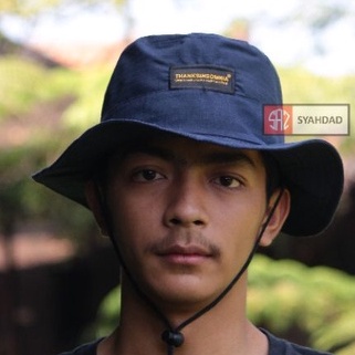 Topi rimba arei pria wanita outdoor topi gunung hiking tali distro