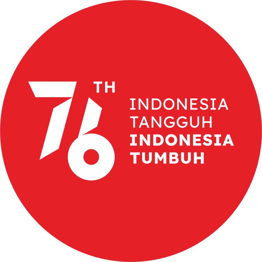 

stiker vinyl logo HUT RI 76