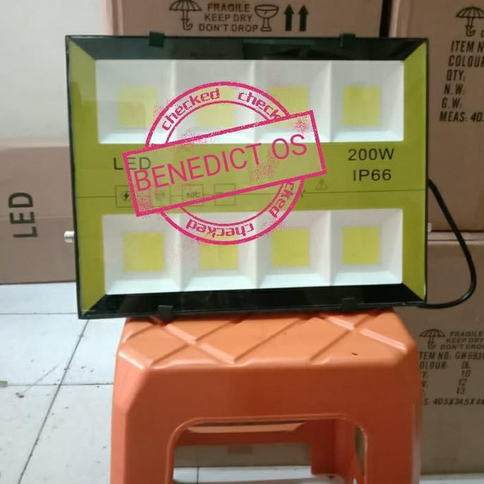 Lampu Sorot Tembak Led Cob 200W 200Watt Floodlight Bebeshopjkt