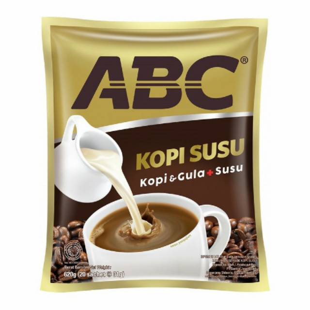 

Kopi ABC susu sach ( isi 10 sach )