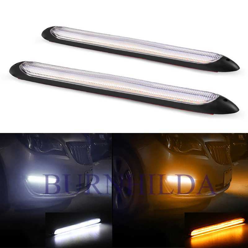 Lampu LED Mobil Running Light Strip 23.5 cm 2 PCS accesoris mobil burnhilda