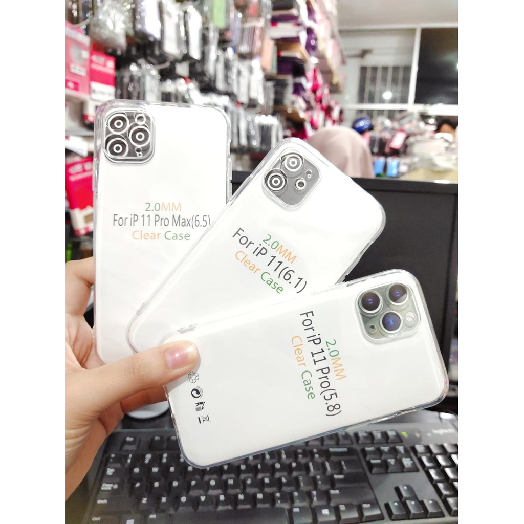 Soft Case OEM Transparan iPhone 11Pro 11 11Pro Max Clear Ultra Thin TEBAL 2.0mm SUPER CLEAR