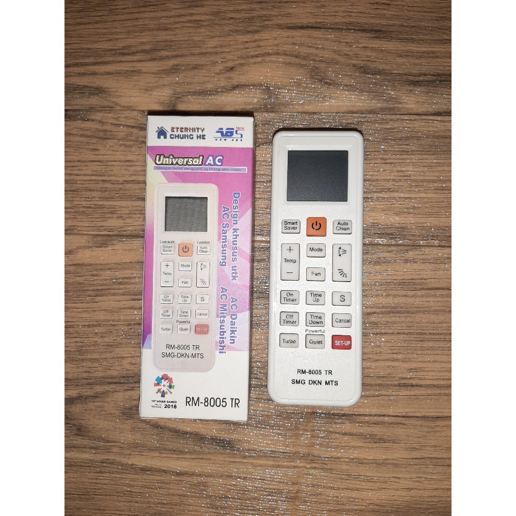 Remot Remote AC Multi SDM Samsung Daikin Mitsubishi K-8005 tanpa setting