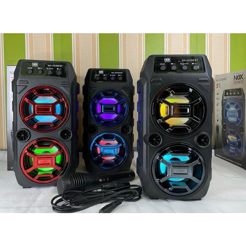 SPEAKER BLUETOOTH NIXNOX NX-2S388BT Free Microphone #speaker#speakerbluetooth#speakerbluetoothmurah