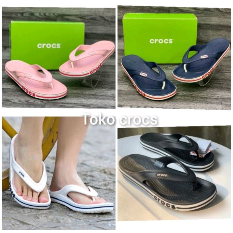 Sandal pria wanita / sandal crocs baya flip / sandal crocs pria baya jepit / sandal crocs wanita