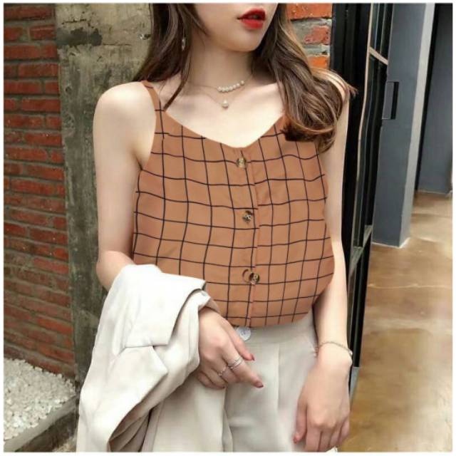 Ms Kelly Top / BLOUSE WANITA Singlet you can see