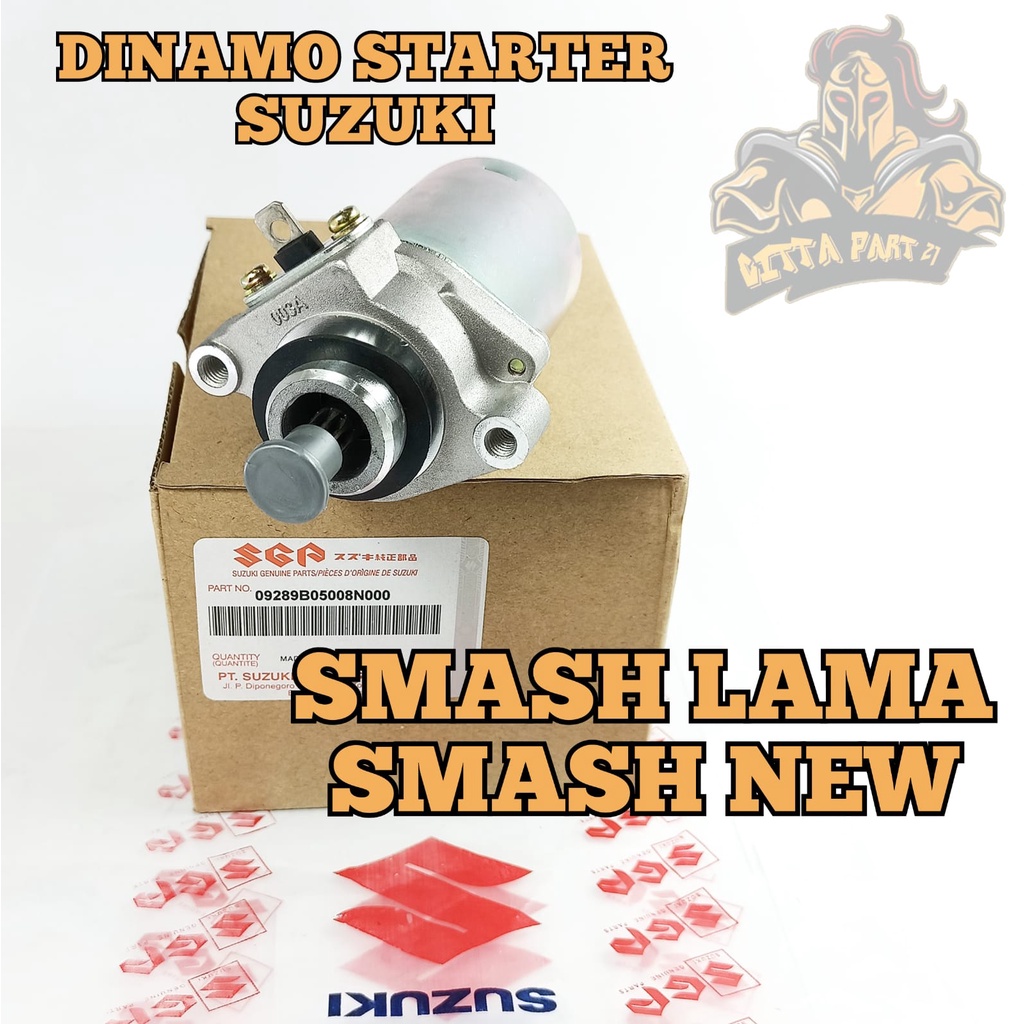 DINAMO STATER SUZUKI SMASH KUALITAS ASLI ORIGINAL SUZUKI PRESISI BERFUNGSI DENGAN BAIK AWET DAN DIJAMIN MANTAP DINAMO STARTER SMASH LAMA SMASH NEW