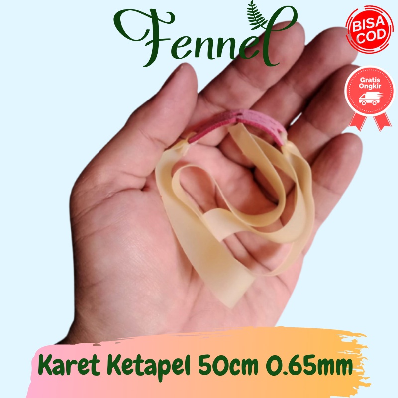 Tali Karet Ketapel Plinteng Slingshot 50cm 0.65mm EFR29