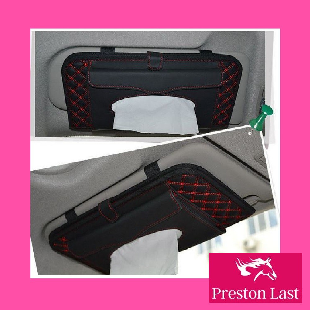 Tempat Kotak Tisu Tisue Tissue Tissu CD DVD Mobil Car Set Organizer Otomotif Unik Avanza Lucu MBD