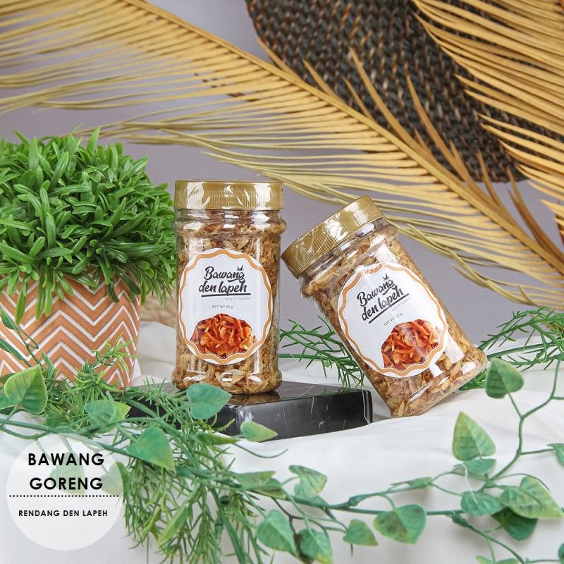 

Rendang Den Lapeh - Bawang Goreng Merah Asli Tanpa Pengawet Brand Den Lapeh Food Premium