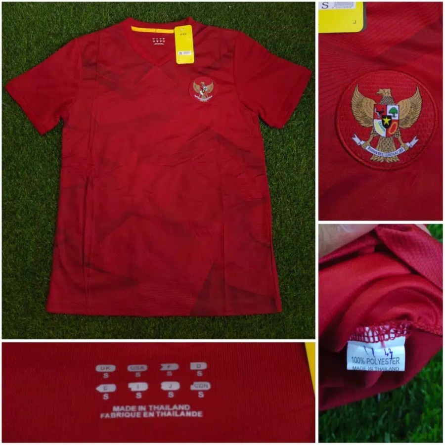 JERSEY BOLA INDONESIA TRAINING MERAH 2021/2022 GRADE ORI IMPORT