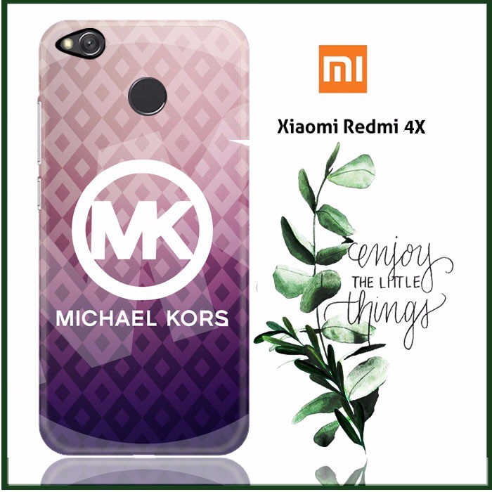 Michael Kors Logo purple Z3362 Xiaomi Redmi 4X Full Print 3D Case