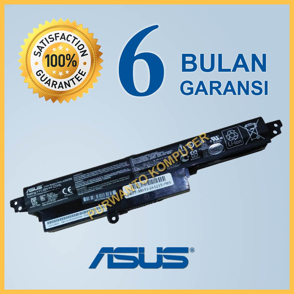 Baterai Batre Battery Laptop Notebook Asus VivoBook F200CA X200CA X200MA X200CA F200CA X200CA F200CA