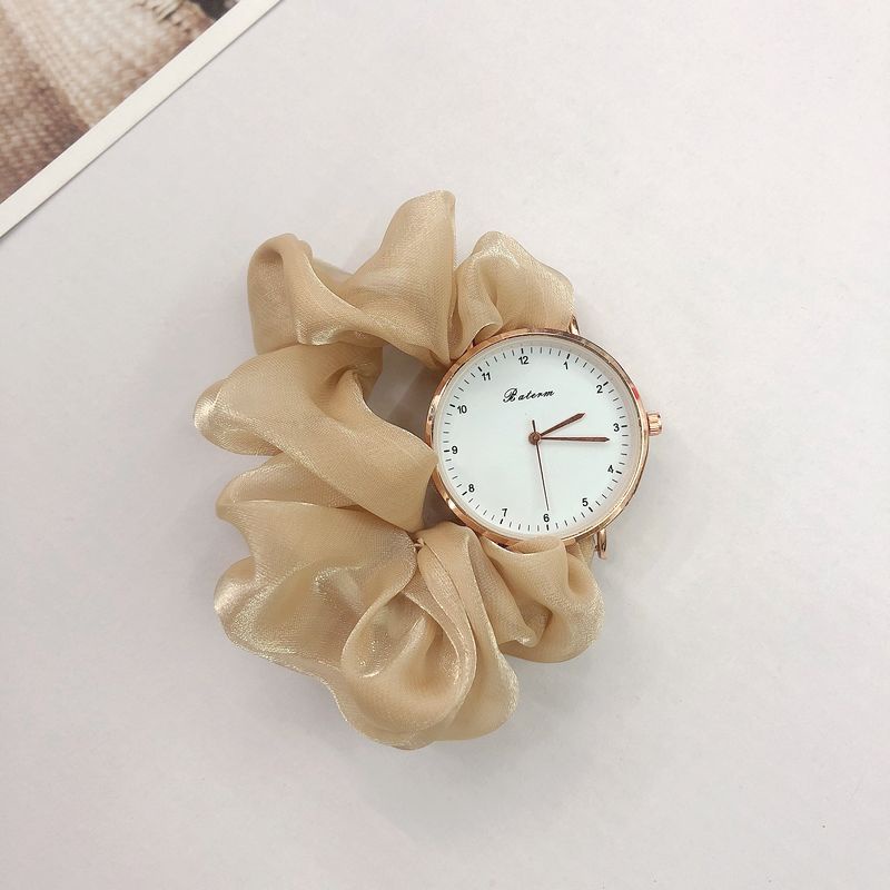 Jam Tangan Pita Ribbon Scrunchie scrunchi Watch Cewek Anak Perempuan Elegan Hadiah Gift Pacar Korea Digital Wanita Korea Model Gelang