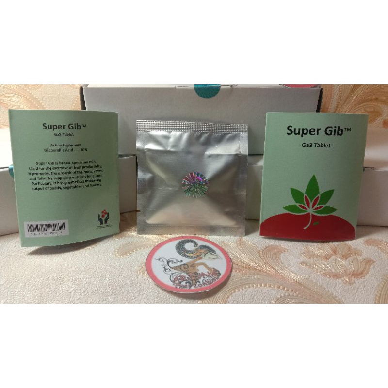 ZPT Super Gib Supergib Ga3 Tablet Original mempercepat tumbuh Tanaman zat pengatur tumbuh Hormon