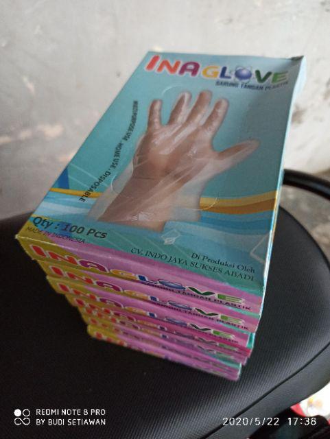 Sarung Tangan Plastik Isi 100