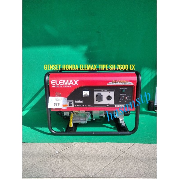 mesin genset honda elemax SH 7600EX