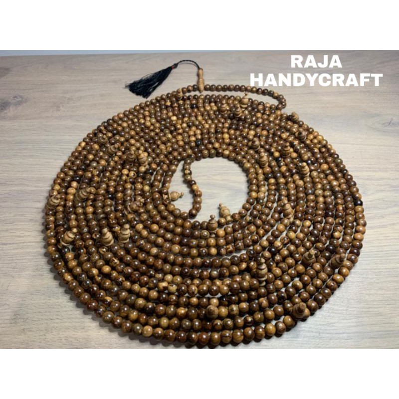 Tasbih kayu gaharu tasbih isi 1000 butir gaharu asli gaharu buaya gaharu Kalimantan tasbih99