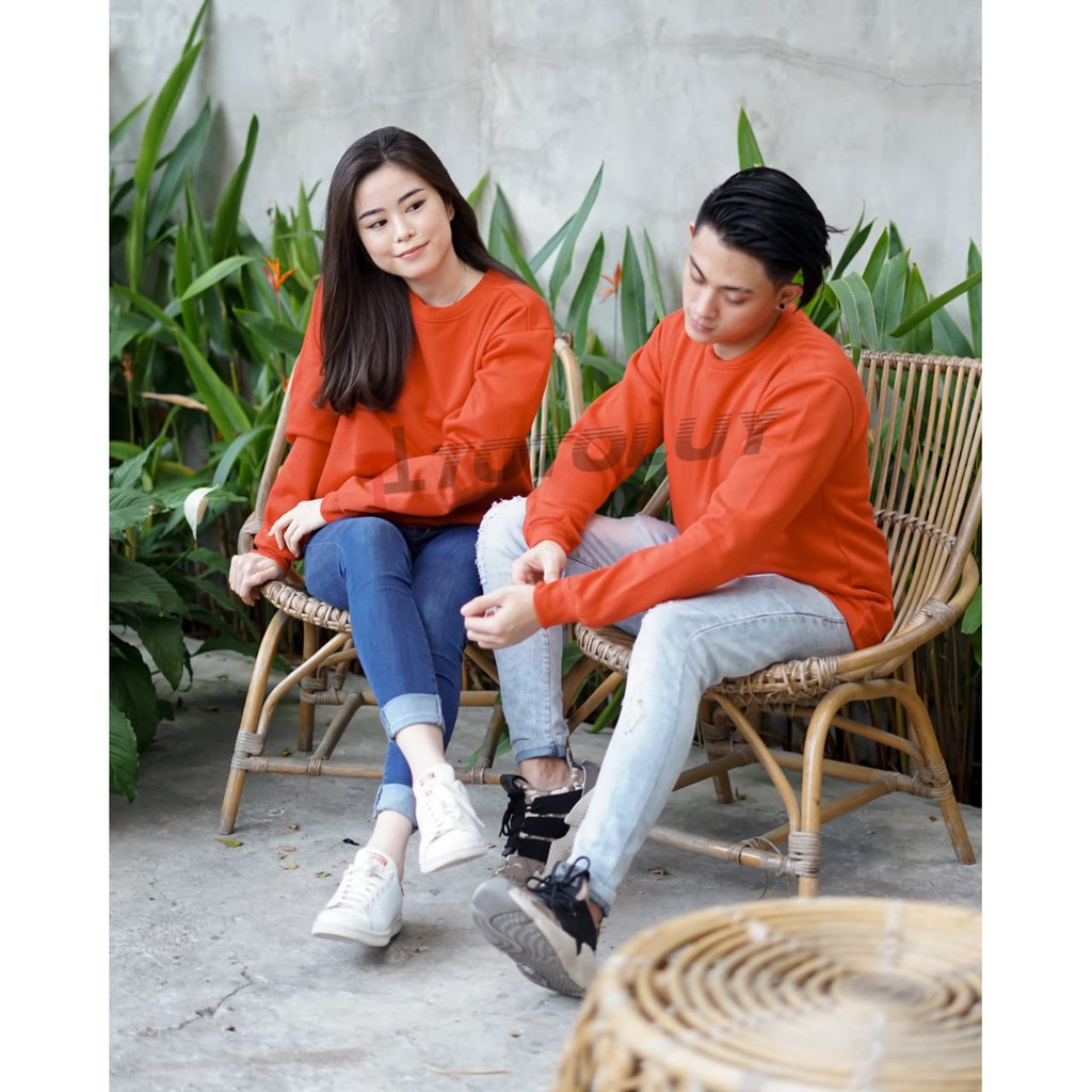 MUKZHOP - COUPLE SWEATER JUMPER / BASIC POLOS / TOTOLUY / BATA