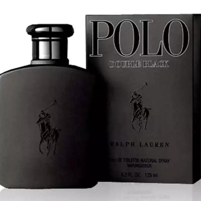 Parfum Ori Polo Double Black EDT 125 Ml - No Box