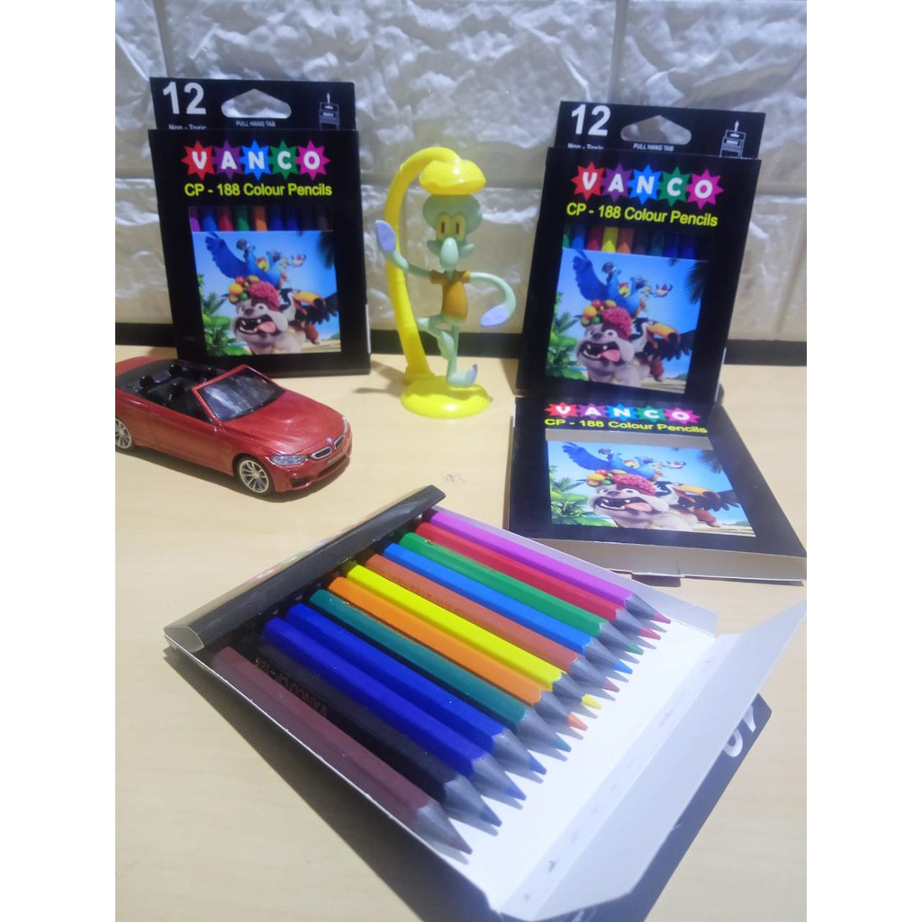 

CS - Pensil Warna / COLOR PENCIL Vanco 12 Warna - Pendek