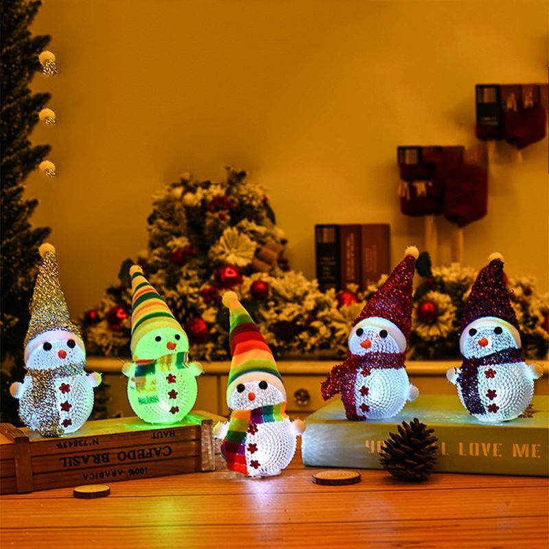 Boneka Salju LED Hiasan Natal Christmas