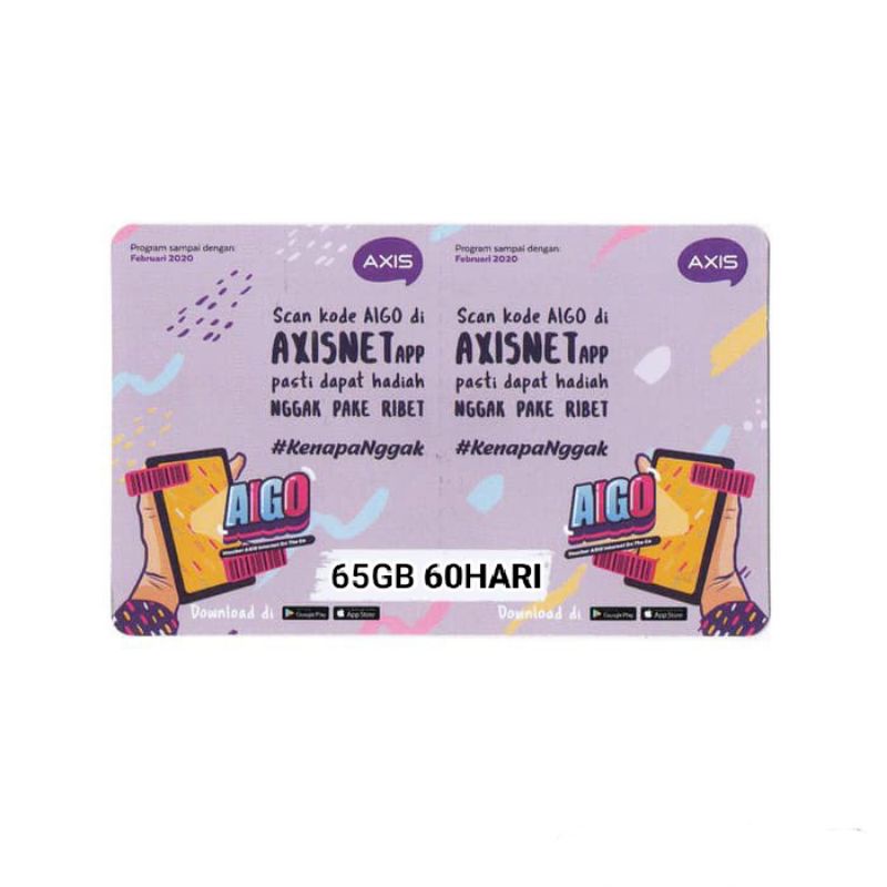 VOUCHER AXIS 65GB 60HARI