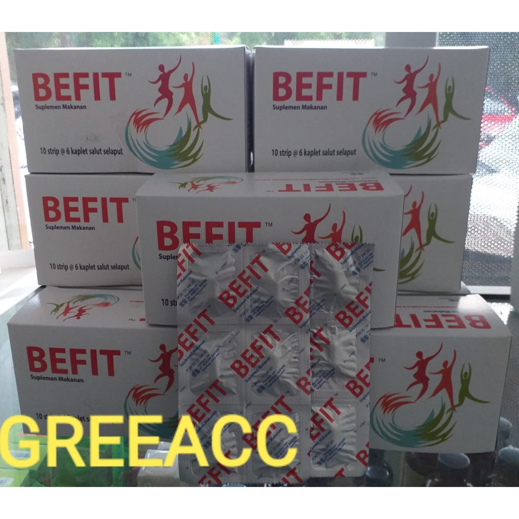 BEFIT Suplemen Daya Tahan Vitamin C 300mg E 50mg Multivitamin isi 60