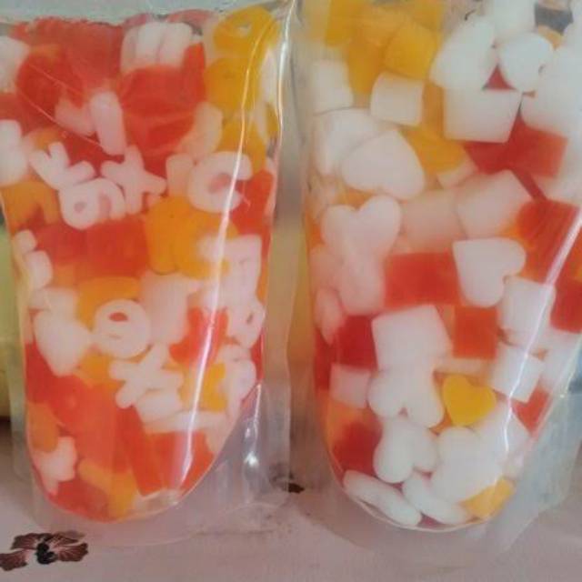 

Jelly Motif Agar Agar Es Campur