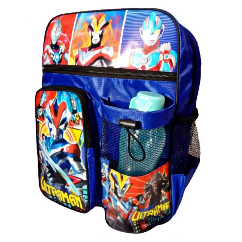 TAS RANSEL ANAK LAKI ULTRAMAN SD/TK, TAS RANSEL ANAK ULTRAMAN BERHADIAH BOTOL