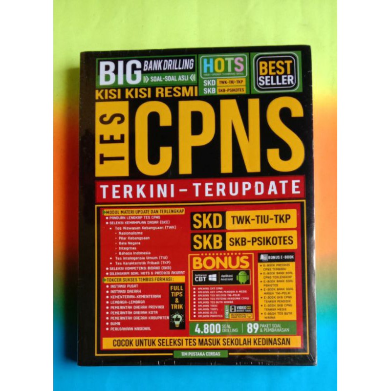 Buku Kisi-Kisi Tes CPNS Terkini Terupdate Terlengkap dan Terlaris 2021